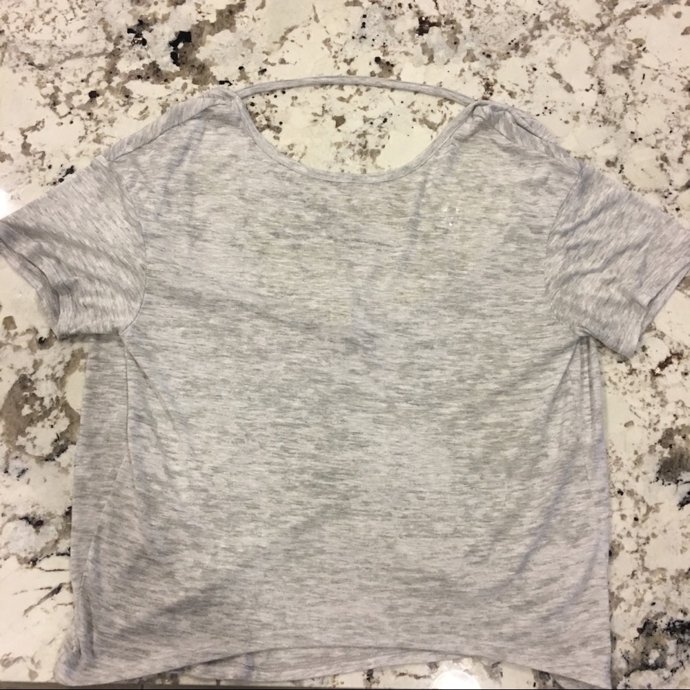Grey Loose Fitting T Shirt